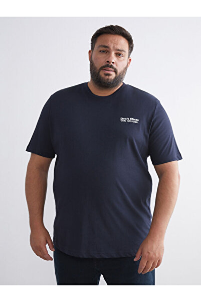 LC Waikiki I Big Size Printed Combed Cotton Men's T-Shirt from Freezen Store