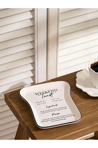 LC Waikiki Mixed Printed Ceramic Plate 19 cm (S6)