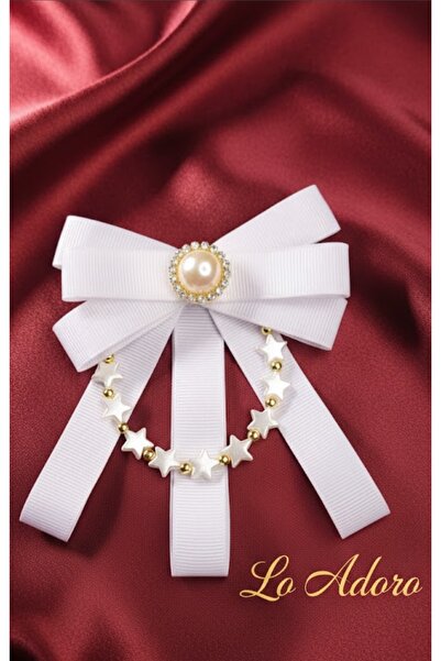 LO ADORO Vintage Victorian and Bee Detailed Brooch Women's Tie Bowtie Elizabe...