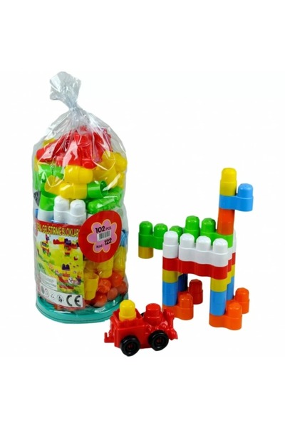 TRUST STORE Toy Hobby Blocks 102 Pieces Educational Building Set (Bagged)