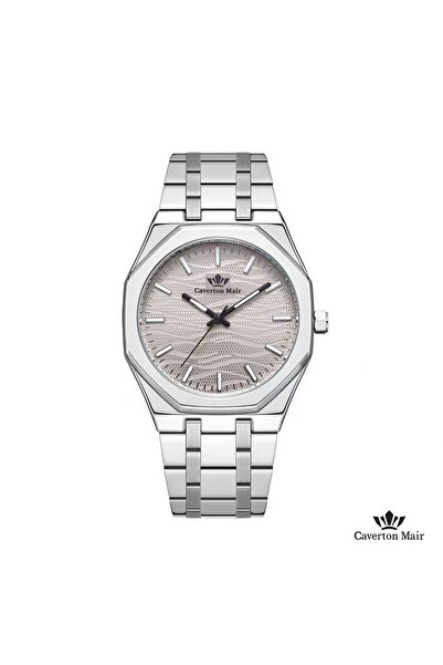 Caverton Mair Original men's watch with a steel strap