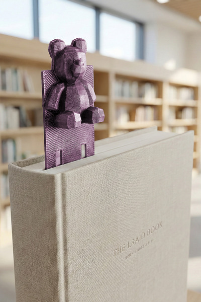 ZAP AKSESUAR Teddy Bear Figured Bookmark Handmade Special Design 3D Cute Gift...