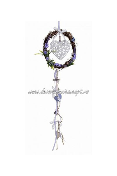 Decoratiuni Dulci Wreath decoration with hearts