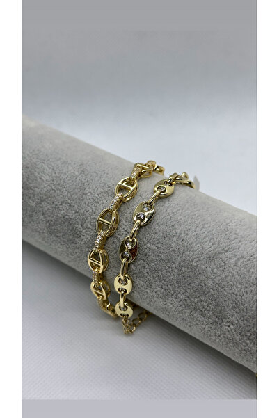 Bade Jewelry Xuping Gold 2’li Taşlı Bileklik Kombini