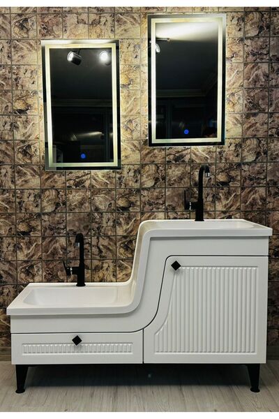 Türkmen yapı dekorasyon Abdest lavabosu sol çukur Z/lavabo