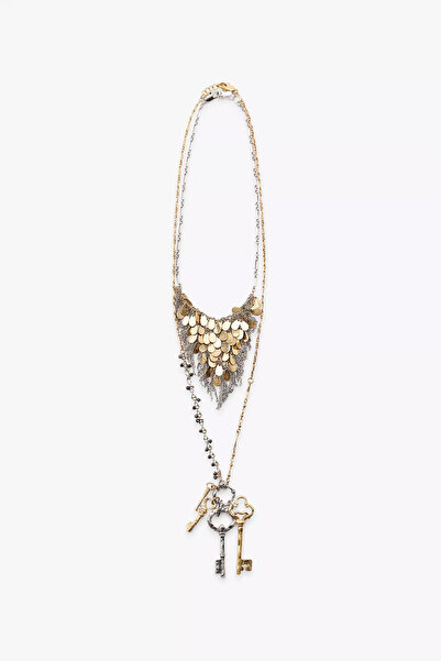 Shiny Leaf Brand Model Design Necklace