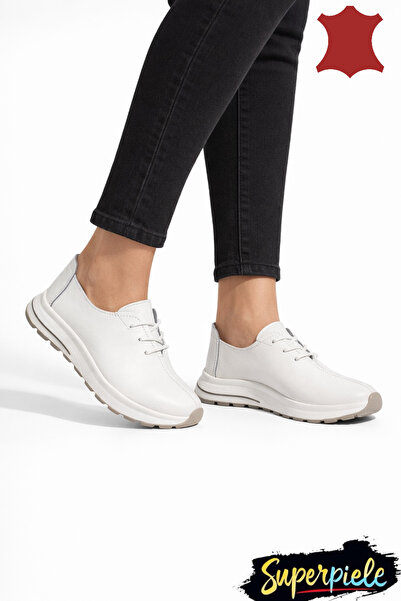 ANGEL BLUE Comfortable women's casual shoes made of soft natural leather with...