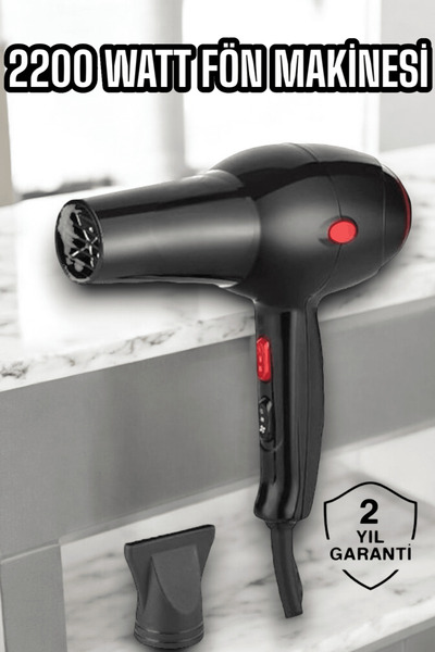 Lisinya Ac Motor Hair Dryer with Cold and Hot Air Feature - Tygoo