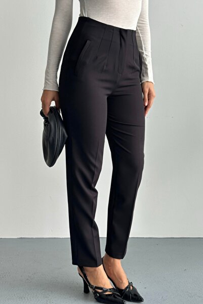 gm giyimarket New Season Women's Modern Cut High Waist Trousers