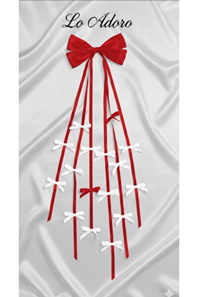 LO ADORO Multiple Ribbon on Wire Ribbon Bow Buckle Special Production Trend B...