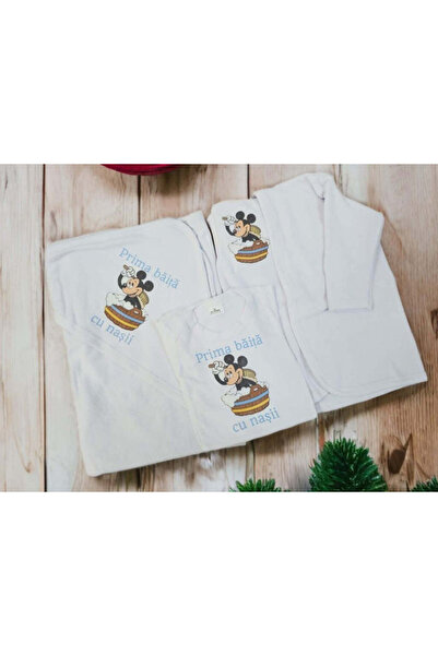 OBSIDION Set PRIMA BAITA cu nasii - Mickey - 4 piese - albastru