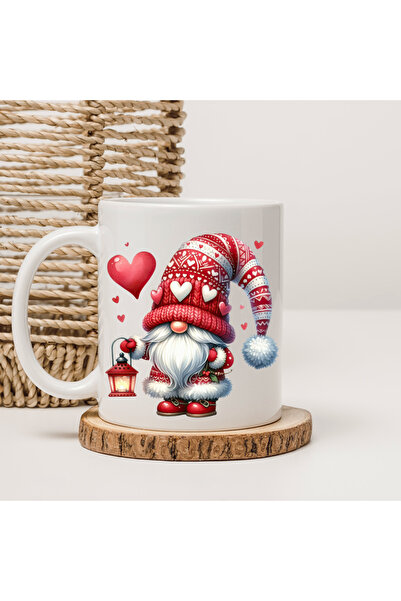 Er-Se Tasarım February 14th gift mug, gift for lover, gift for friend mug, ro...