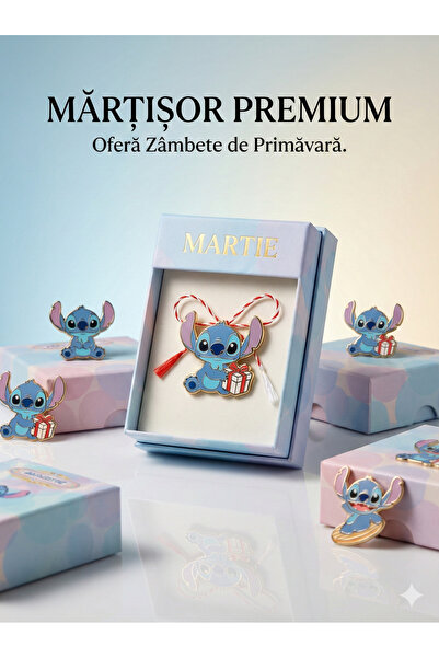 OEM Set 24 Martisoare Copii – Personaj Cartoon Extraterestru Albastru| Cadou ...