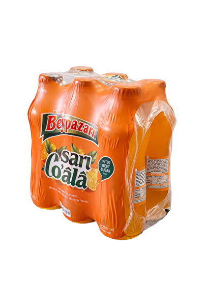 Beypazarı Sarı Co ala - Sarı Kola - Portakal Aromalı Maden Suyu 200 ML x 6 Ad...