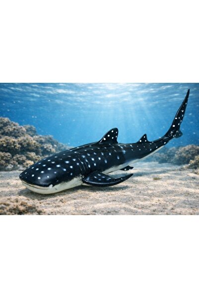 doremodam سلسلة حيوانات البحر - سمكة القرش الحوتية 29 سم (ليسينيا)