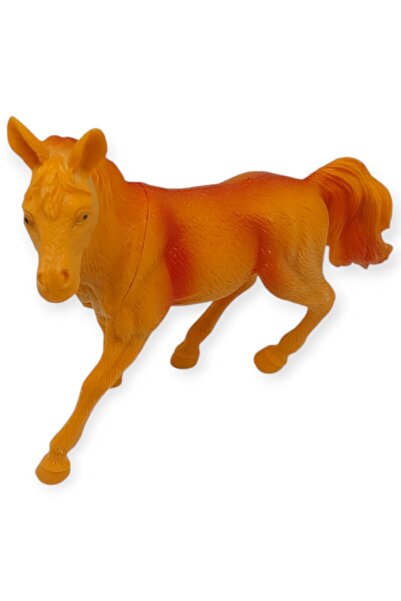Lisinya سلسلة حيوانات المزرعة - حصان السباق 12 سم - برتقالي (ليسينيا)