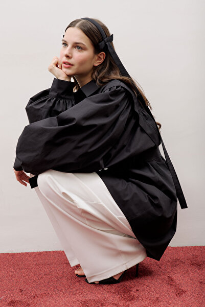 Manuka قميص نورا ديزاين أسود