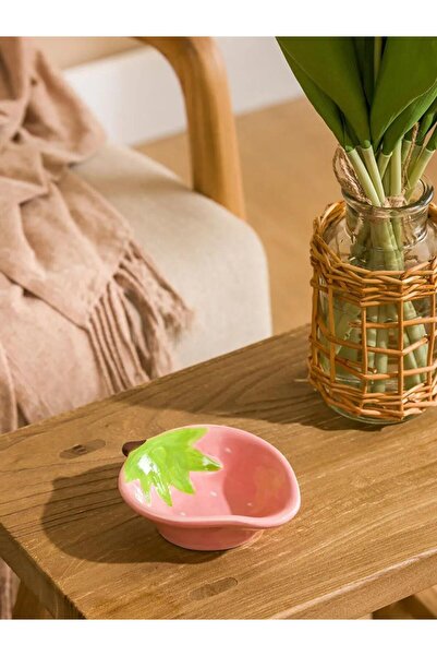 LC Waikiki Pink Strawberry Figured Porcelain Bowl 11 cm (S6)