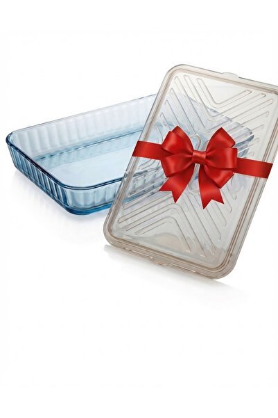 Paşabahçe Rectangular Glass Gift Lid
