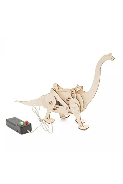 TeTea ucarie Educationala Tetea, Kit lemn STEM, dinozaur Antarctosaurus