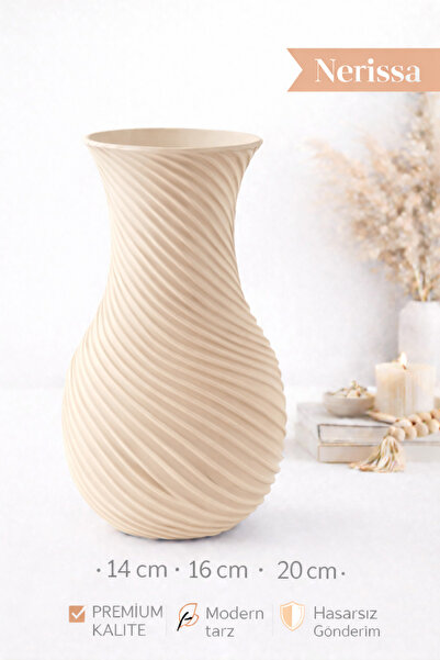 pernator Modern Tarz Nerissa Dekoratif Vazo iskandav