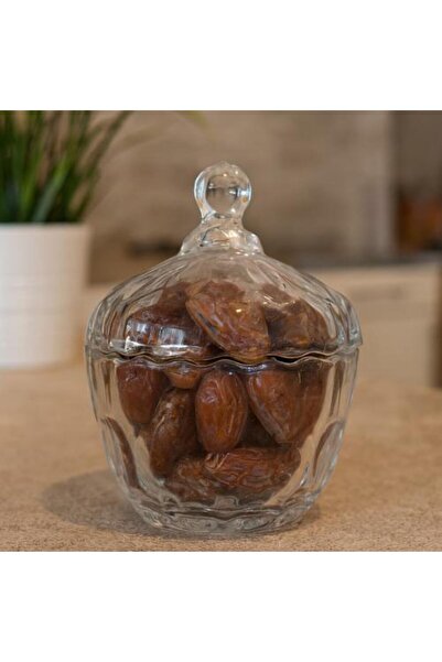 Generic Glass Serving Box with Lid (Sweets / Nuts / Dates)