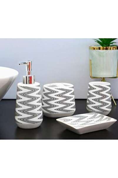 Generic Luxury 4-Piece Bathroom Accessories Set