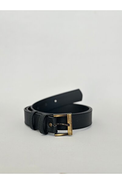 ERDESIGNN Ženska crna vintage haljina sa kvadratnom zlatnom kopčom Kaiš i pan...