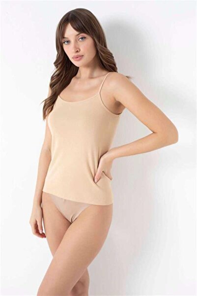 M MERC Giyim Women's Cotton Ribbed Thread Strap Undershirt (8554)