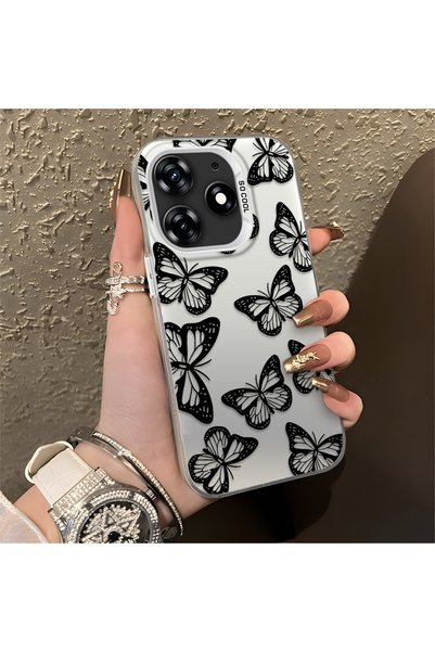 CASEVIBE Tecno Spark 10 Pro Compatible, Stylish Butterfly Patterned, Impact P...