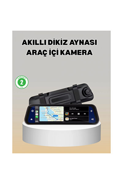 byhodi كاميرا مرآة الرؤية الخلفية للسيارة مع رؤية ليلية ومراقبة وقوف السيارات