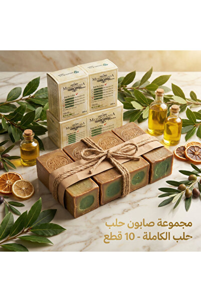 Anatolia Soap Mesopotamia 30% Laurel Oil Aleppo Soap Eco Pack of 10 (10X200G)...