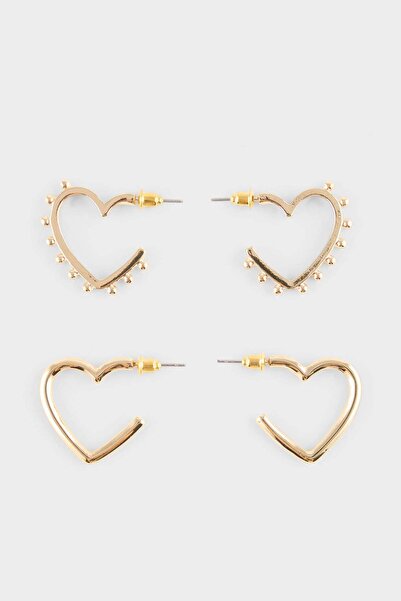 DeFacto Women's 2-Piece Earrings H1688Axns