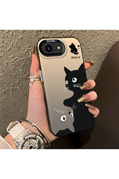 CASEVIBE iPhone 16e Uyumlu, sevimli kedi desenli şok korumalı telefon kılıfı.