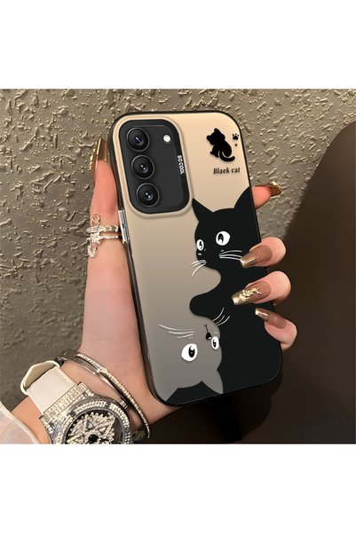 CASEVIBE جراب هاتف متوافق مع سامسونج جالاكسي S25 بلس، بتصميم قطة لطيفة ومقاوم...
