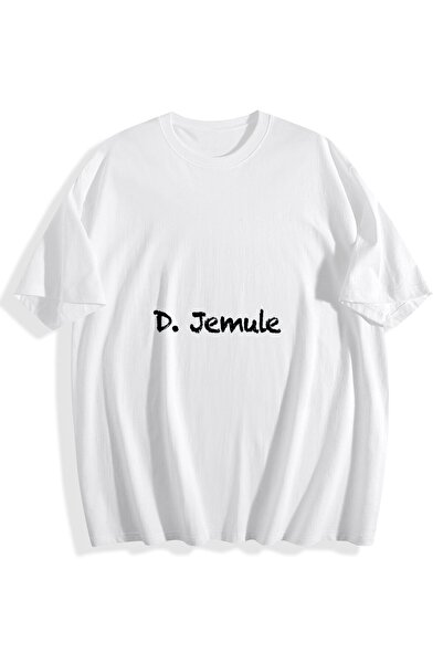 MIXSNOW تيشيرت رجالي قطني مطبوع - اسم دي. جيراد معروض على خلفية سوداء