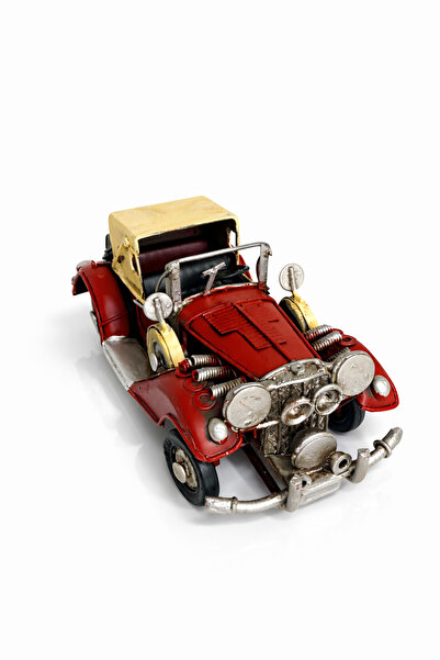 Dekoratif Metal Coupe Araba – Retro Nostaljik Klasik Araba Masa & Raf Dekoru