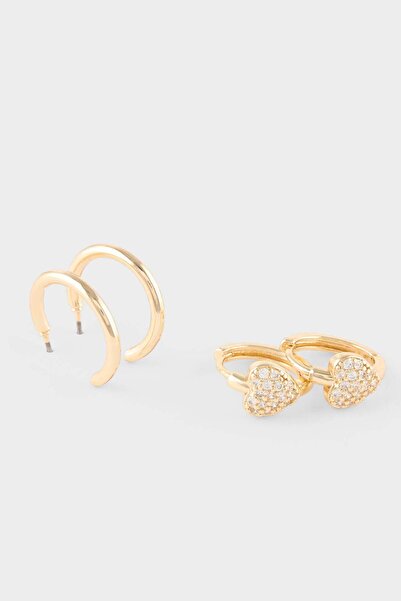 DeFacto Women's 2-Piece Earrings H1692Axns