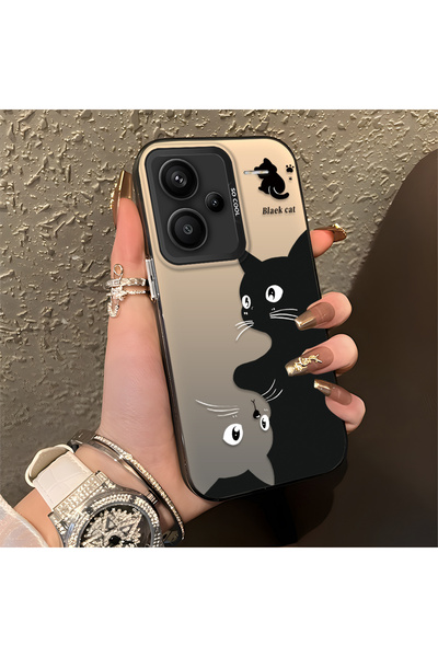 CASEVIBE Redmi Note 13 Pro Plus+ 5G Uyumlu, sevimli kedi desenli şok korumalı...