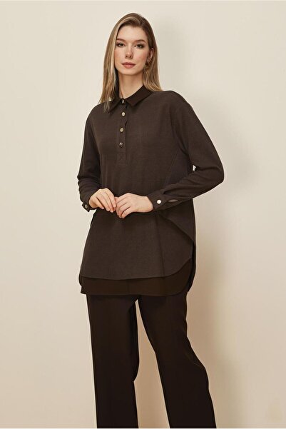 Alvina Shirt Collar Tunic 45986-1