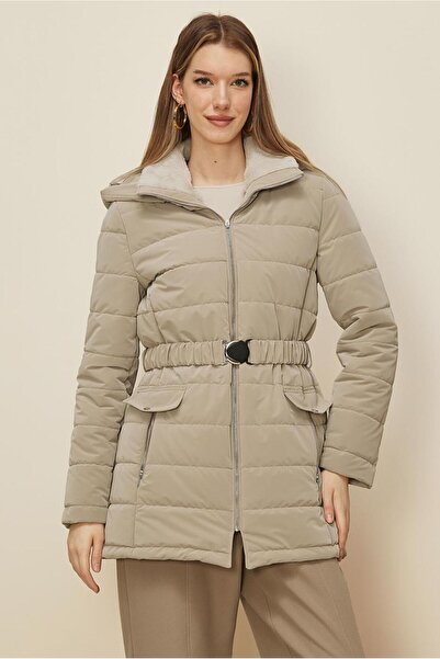 Alvina Belted Quilted Coat 90608