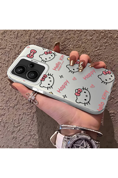ARTISHELL Redmi Note 13 Pro Plus+ 5G Uyumlu, çizgi film-anime kedi desenli şo...