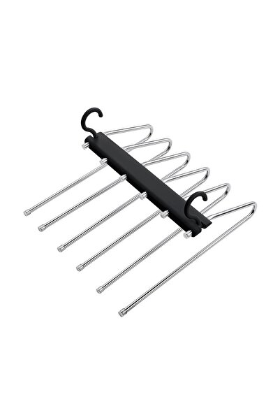 Arabest Pants Hangers Space Saving, Metal Multifunctional Pants Rack, Non Sli...