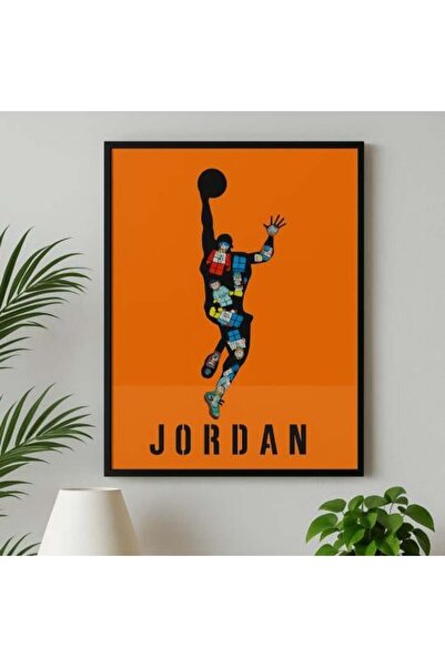 FUHUY Art Wall Panel with Jordan Design and Lego Characters