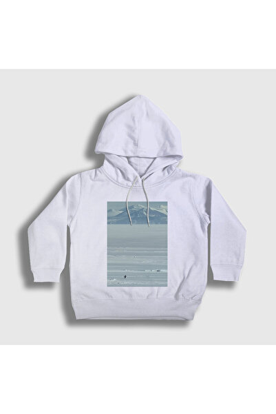 Presmono سويت شيرت بقلنسوة للأطفال من الجنسين باللون الأبيض من White Mountain...