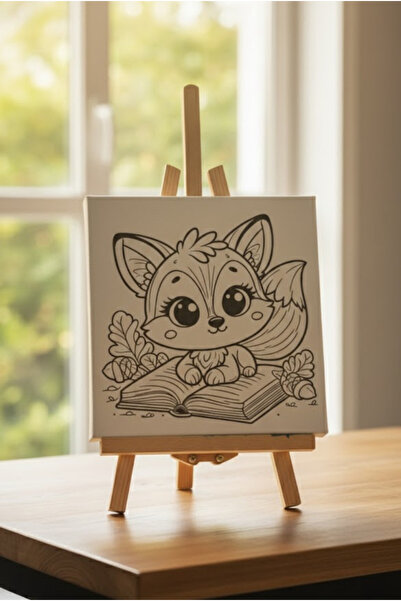 Toleys Boyama Seti Kitap Okuyan Kedi