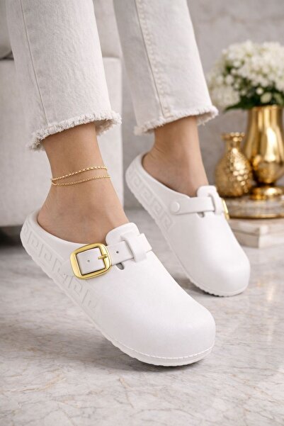 Babetty Anatomical Soft Daily Sabo Slippers with Closed Front and Massage Soles