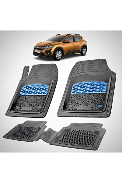 TEAMCAR Covorașe tip tavă compatibile cu Dacia Sandero III Stepway 2023-2025,...