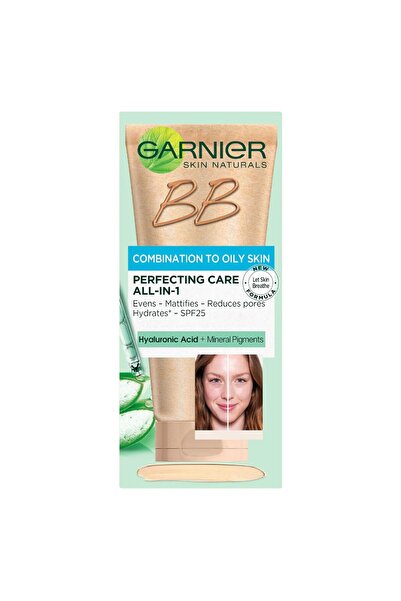 Garnier Skin Naturals BB Cream, Combination and Oily Skin, Light Shade, 50 ml