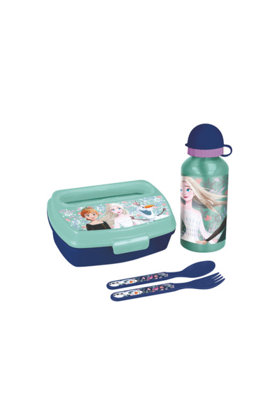 Stor طقم غداء مطبوع مجمدة مكون من 4 قطع في علبة هدايا